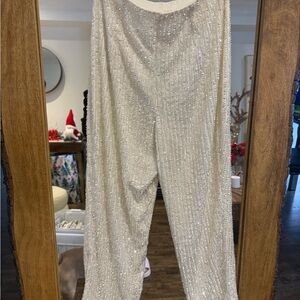 ASOS Cream Beaded Women's pants